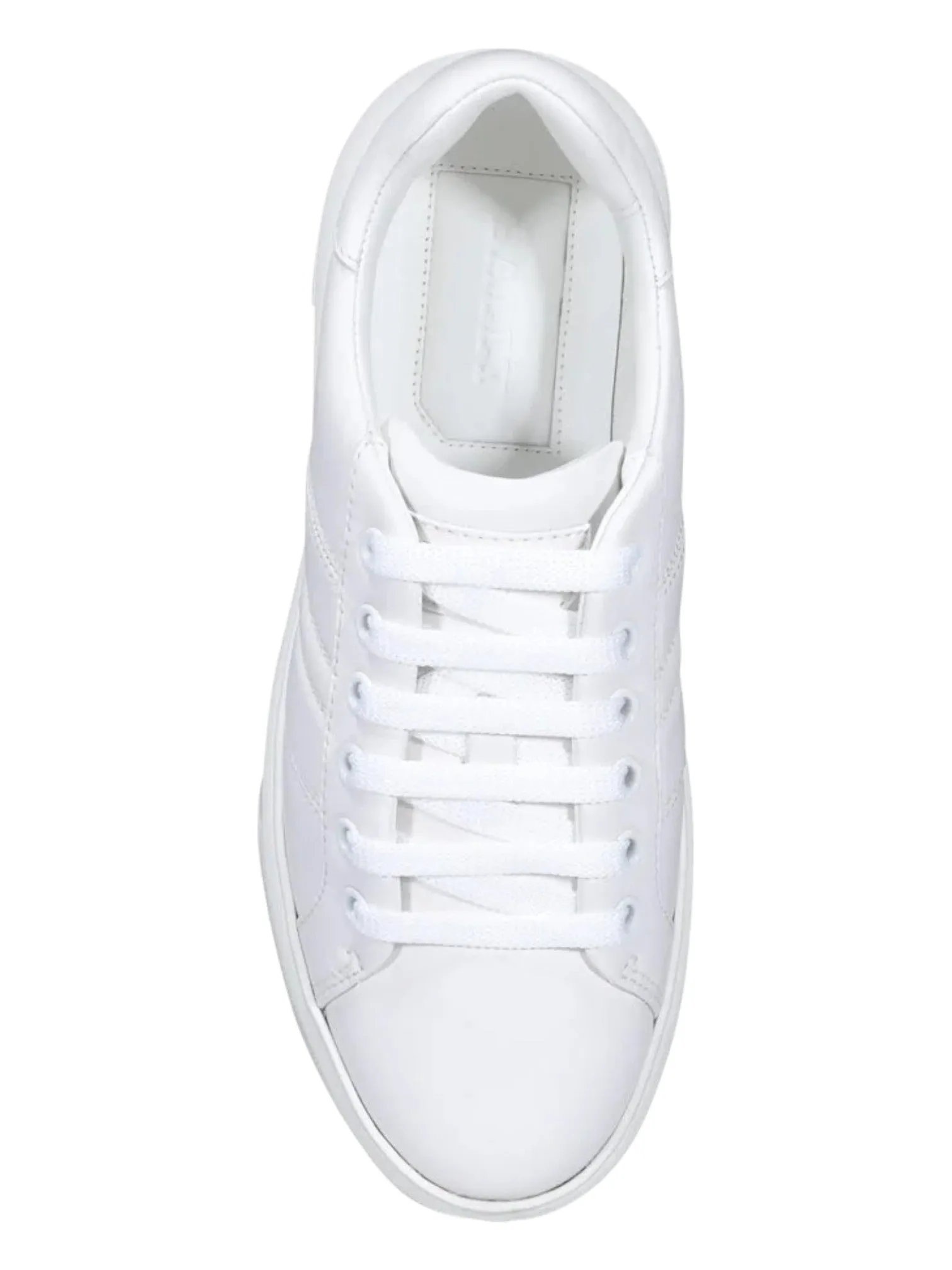 Bally Mandye 6238693 Women's White Calf Plain Sneakers
