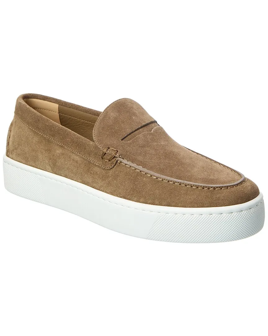 Christian Louboutin Paqueboat Suede Platform Sneaker