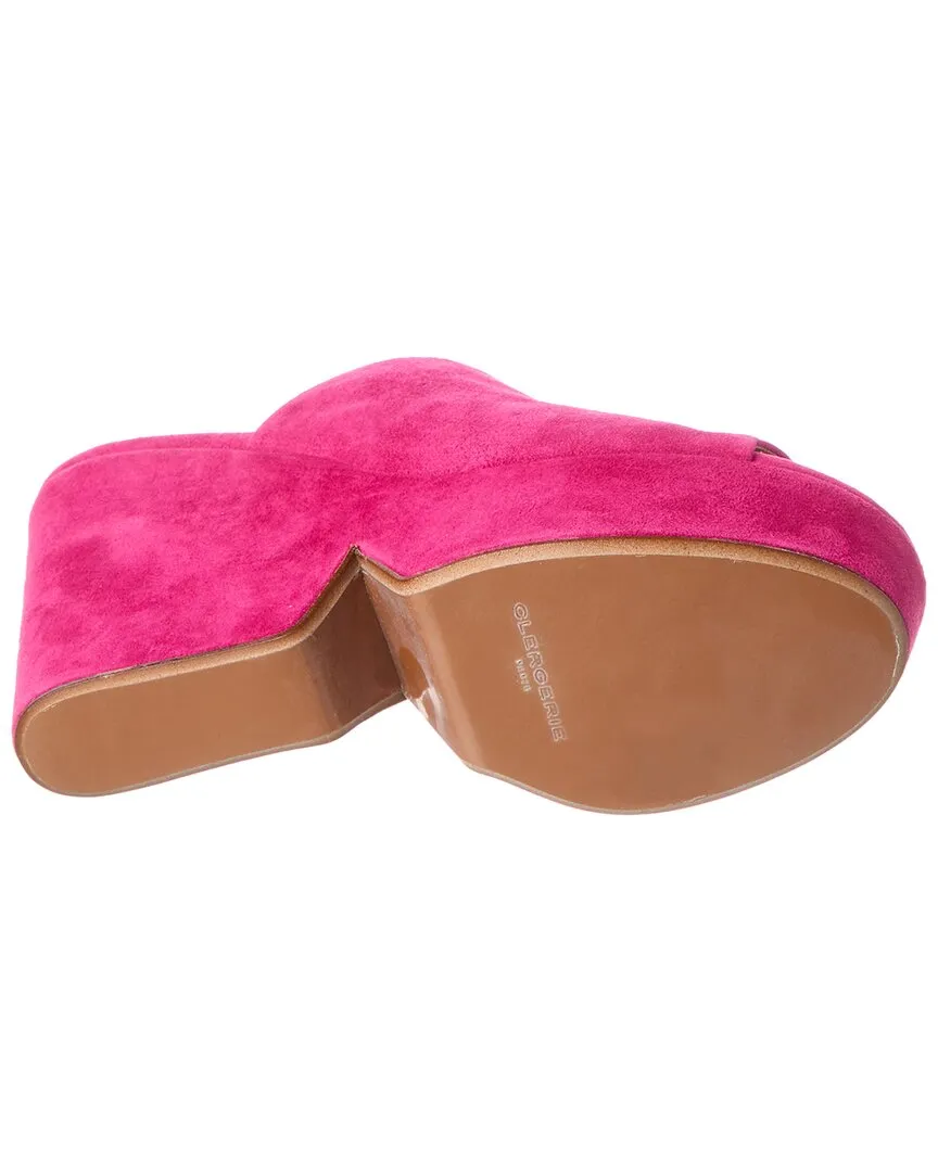 Clergerie Dolcy9 Suede Platform Sandal