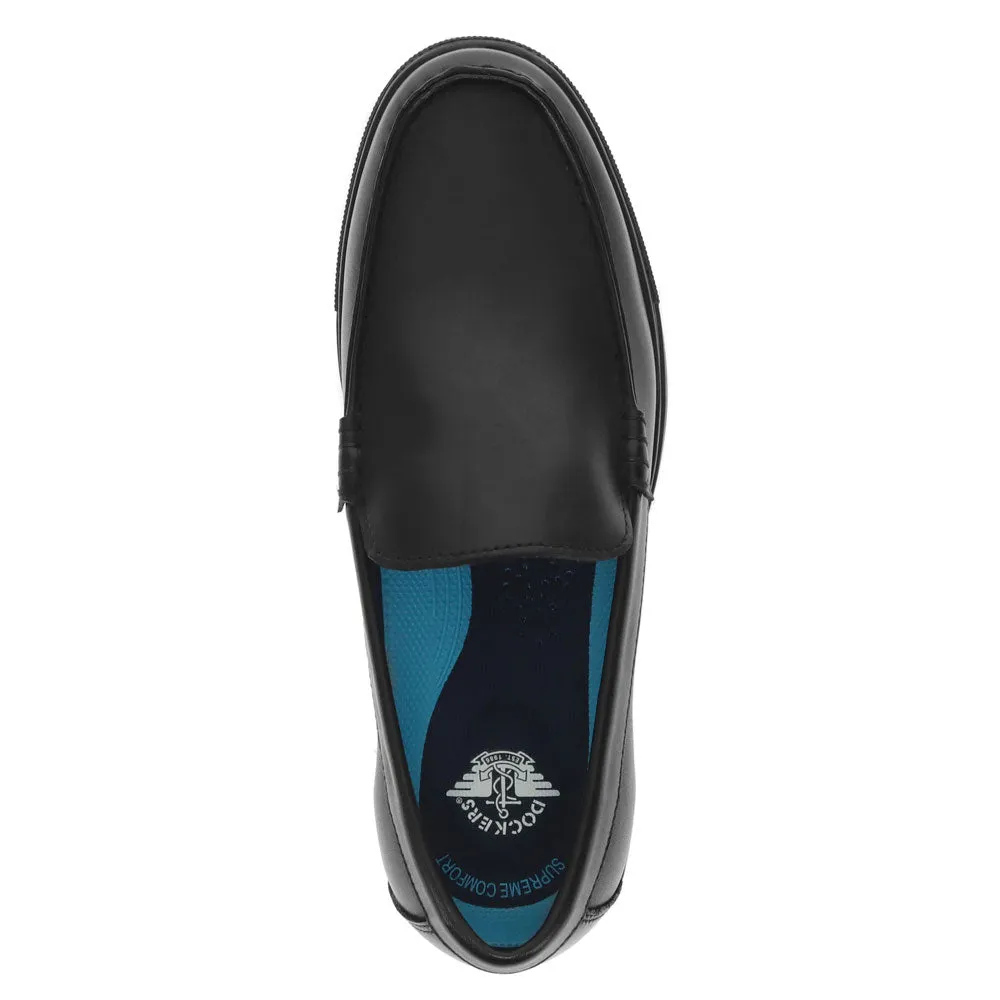 Dockers Mens Baltic Genuine Leather Casual Slip On Loafer Shoe