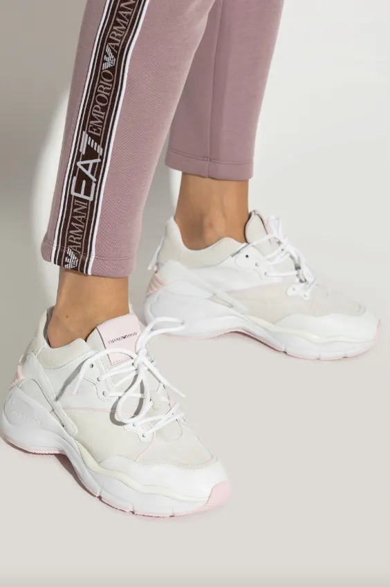 Emporio Armani panelled sneakers