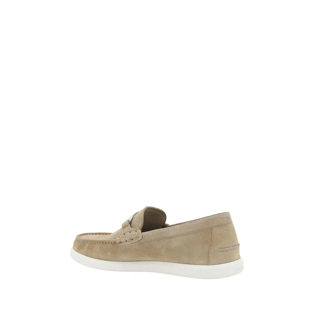 Fendi Suede leather Men's Loafers