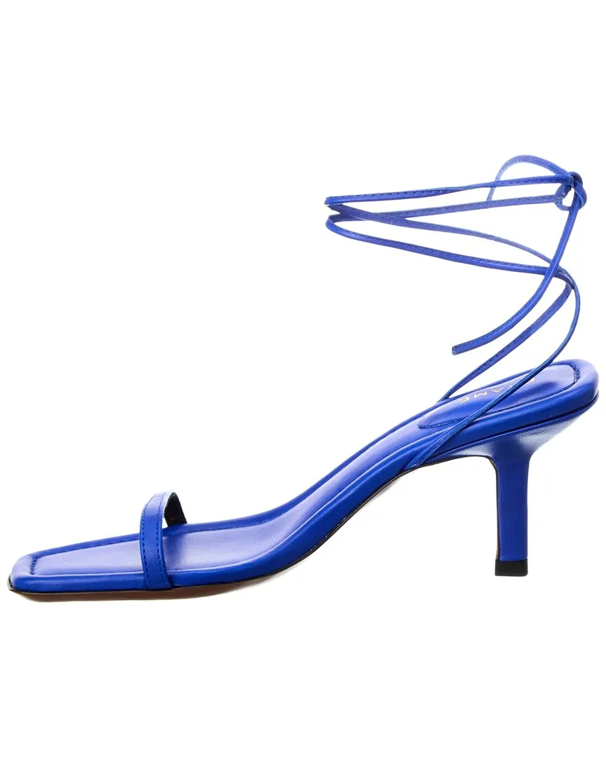 FRAME Denim Le Ozzie Lace-Up Leather Sandal