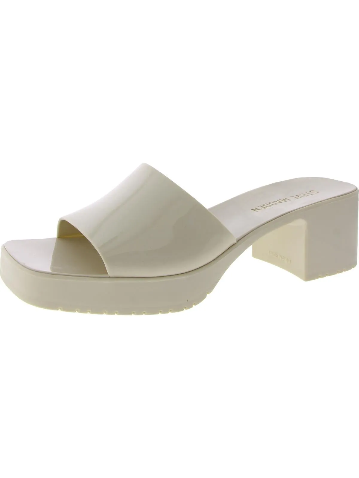 Harlin Womens Square Toe Slip On Heel Sandals