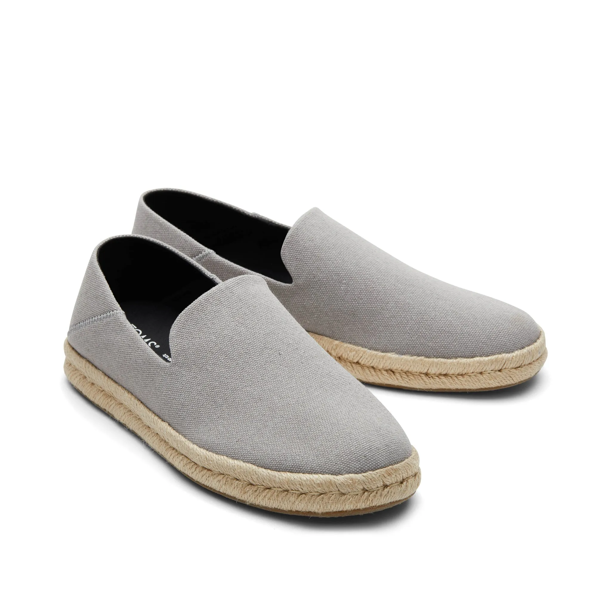 Santiago Loafer Drizzle Grey Recycled Cotton Canvas