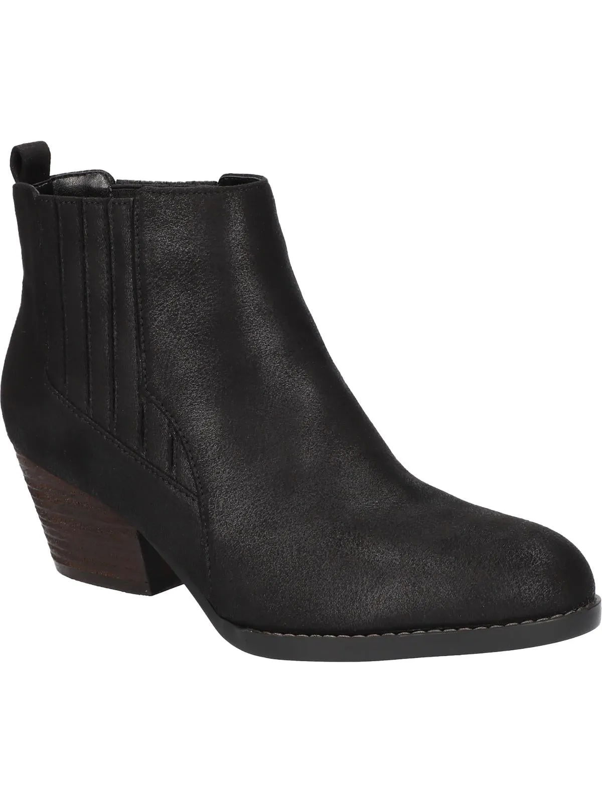 Womens Ankle Round Toe Chelsea Boots