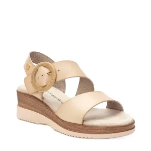 Women's Wedge Sandals In Beige